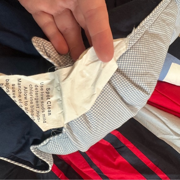 Vintage Tommy Hilfiger surfboard comforter twin red white blue - Picture 9 of 9